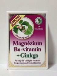DR CHEN MAGNÉZIUM B6+GINKGO TABLETTA 30DB