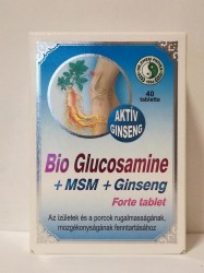 DR CHEN BIO GLUCOSAMINE+MSM+GInseng Forte tabl.40x