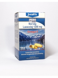 JUTAVIT NORVÉG LAZACOLAJ 1200mg Omega3 LÁGYKAP 100