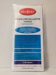 MOTTO TAPASZ KÉK 2DB-OS (fájdalom csillapító)